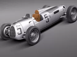 Auto Union Type C 1936 3D model