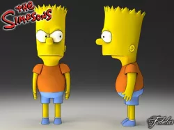 Bart Simpson 3D model