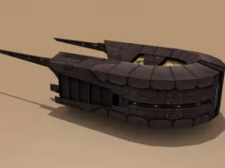 Bentus Low-poly  3D model