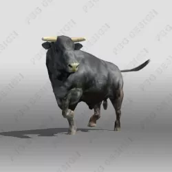 Black Bull 3D model
