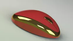 Bluetooth mouse outer surface design
