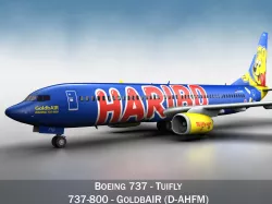 Boeing 737-800 GoldbAIR 3D model
