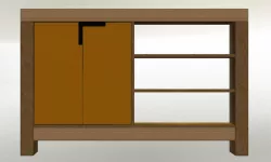 Box Joint Credenza