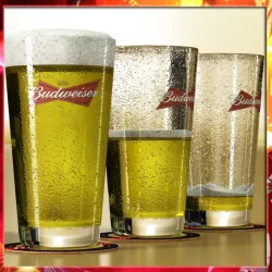 Budweiser Beer Glass 3D model
