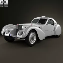 Bugatti Type 57SC Atlantic 1936 3D model