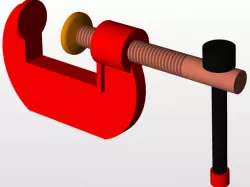 C clamp for workshop use