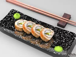 California maki roll 3D model
