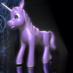 Cartoon Unicorn RIGGED Low-poly  3D model