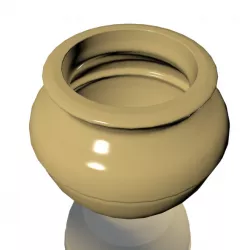 Ceramic vase pot 3D model