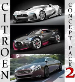 Citroen Concept pack 2 3D model