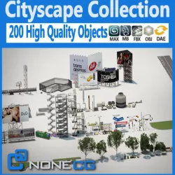 Cityscape Collection 3D model