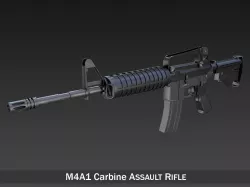 Colt M4A1 Carbine Assault rifle 3D model