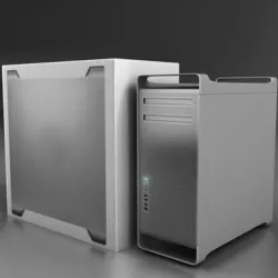 Computer 3D model