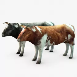 Cow 3D model