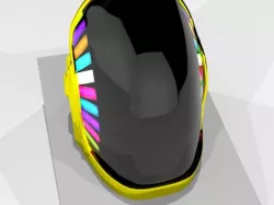 Daft Punk helmet 3D model