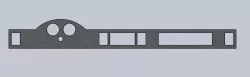 Dashboard for a boat/sportscar