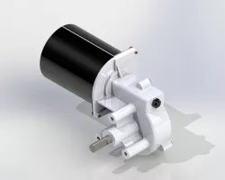 DC worm gear motor