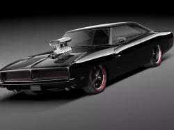 Dodge Charger 1969 custom 3D model