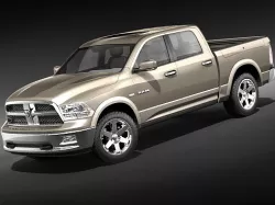 Dodge Ram 1500 Crew Cab 2009 3D model