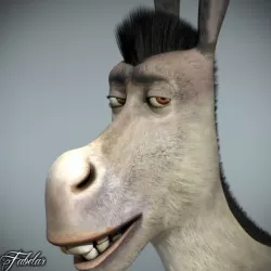 Donkey 3D model