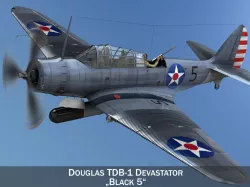 Douglas TDB-1 Devastator 3D model