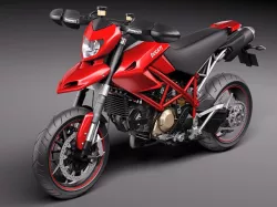 Ducati Hypermotard 1100 EVO 2011 3D Model 3D model
