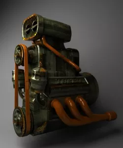 Engine 3D model