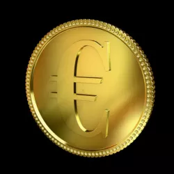 Euro Golden Coin 3D model