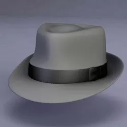 Fedora Hat model 3D model