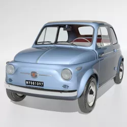 Fiat 500 Nuova 1958 3D model
