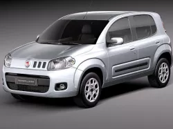 Fiat Uno 2011 3D model