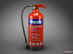 Fire extinguisher 3D model
