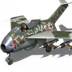 Focke Wulf TA 183 Huckebein 3D model