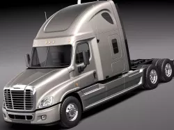 Freightliner Cascadia 2011 3D Model 3D model
