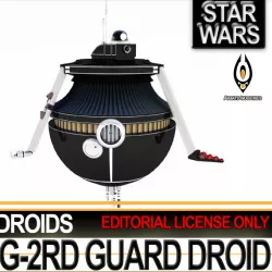 G-2RD Guard Droid Star Wars 3D model