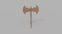 Great Axe 02 3D model