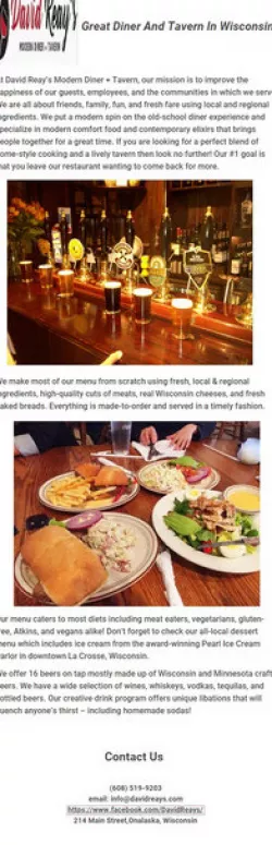 Great Diner And Tavern In Wisconsin
