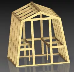 Greenhouse frame