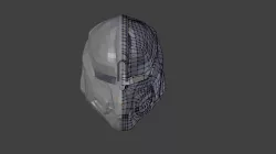 Halo 4 Dead Eye Concept Helmet 3D model