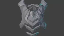 Halo 4 Venator Chest 3D model