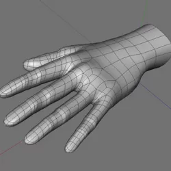 Hand3 3D model