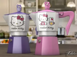 Hello Kitty moka collection 3D model