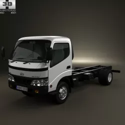 Hino Dutro Standard Cab Chassis 2010 3D model