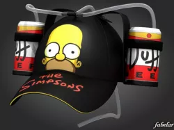 Homer beer hat 2 3D model