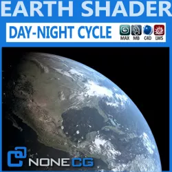 Hyperreal Earth 3D model