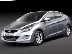Hyundai Avante 2011 3D model