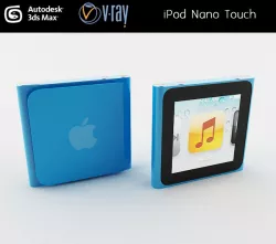 iPod nano Touch 3D model