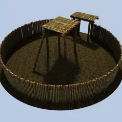 Iron age fort 3D model