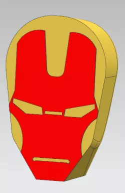 IRONMAN FACE MODEL