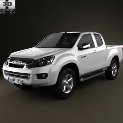 Isuzu D-Max Extended Cab 2012 3D model